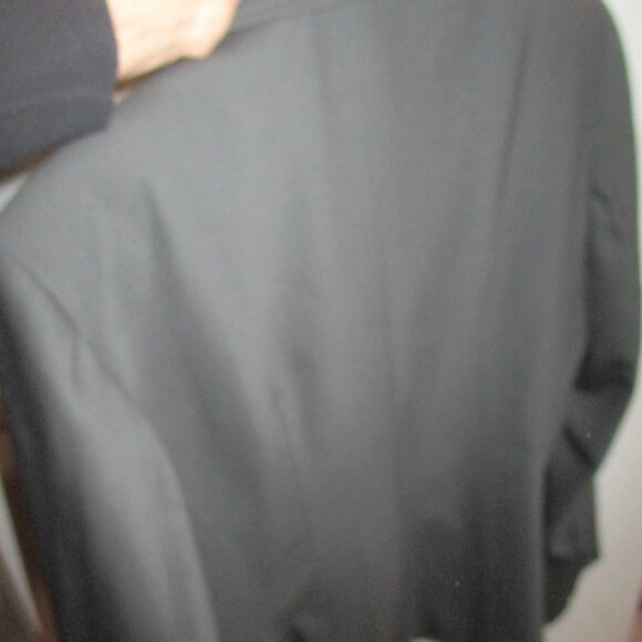 Talbots Charcoal Gray Office Work Career lined blazer m 10 worsted wool - Picture 4 of 4